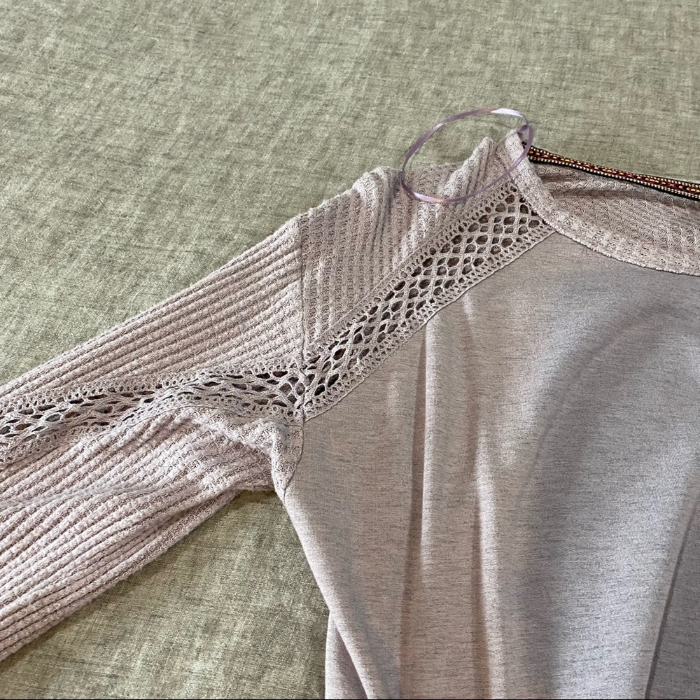 Knox Rose Lilac Purple Long Sleeve Blouse Size Medium - Picture 5 of 11